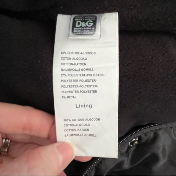 Dolce & Gabbana Baby Black Quilted Puffer Jacket Tiger Size 2 - Picture 12 of 15